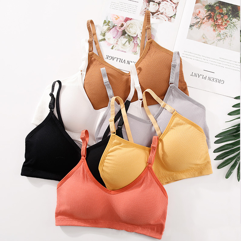T Shirt Bra Seamless - Soutien-gorge sans armatures d'été pour femme,