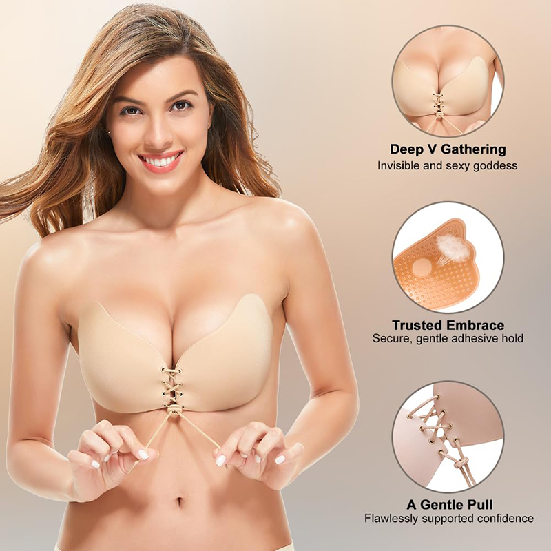Minimizer Bra Women - 1/2 paires femmes été dos nu