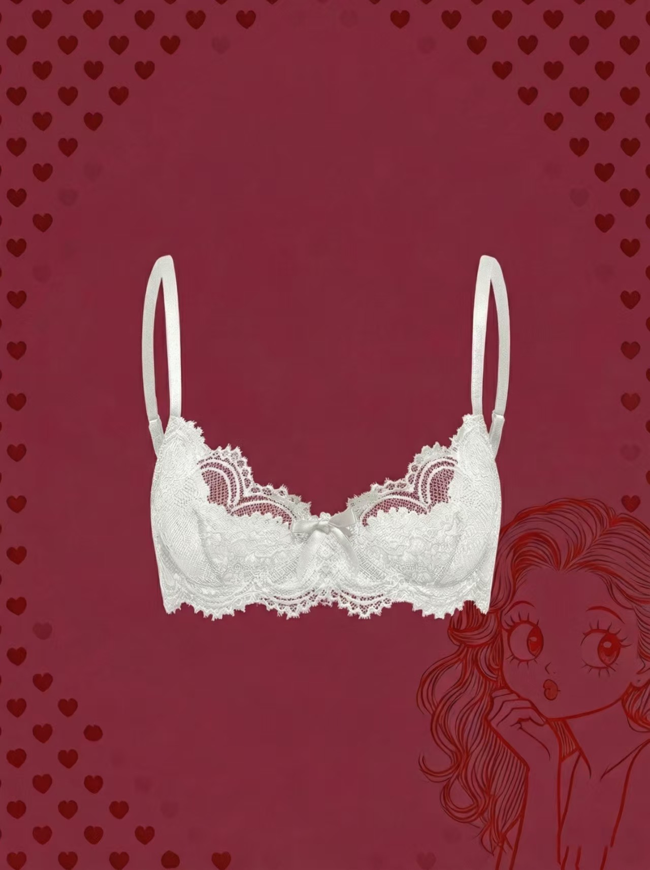 Soutien-gorge sexy en dentelle - Minimizer Bra Women avis et prix