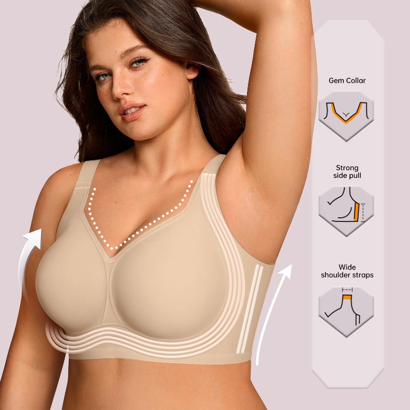 Soutien-gorge sans fil en gelé - Minimizer Bra Women avis et prix