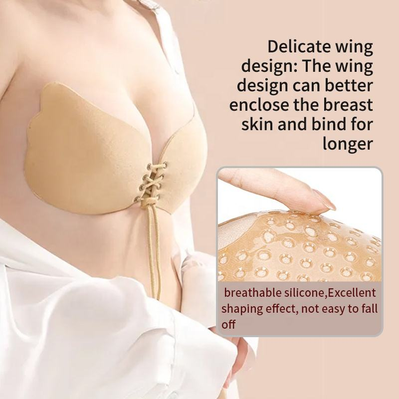 Bande adhésive en silicone et  - Strapless Bra Adhesive avis et prix