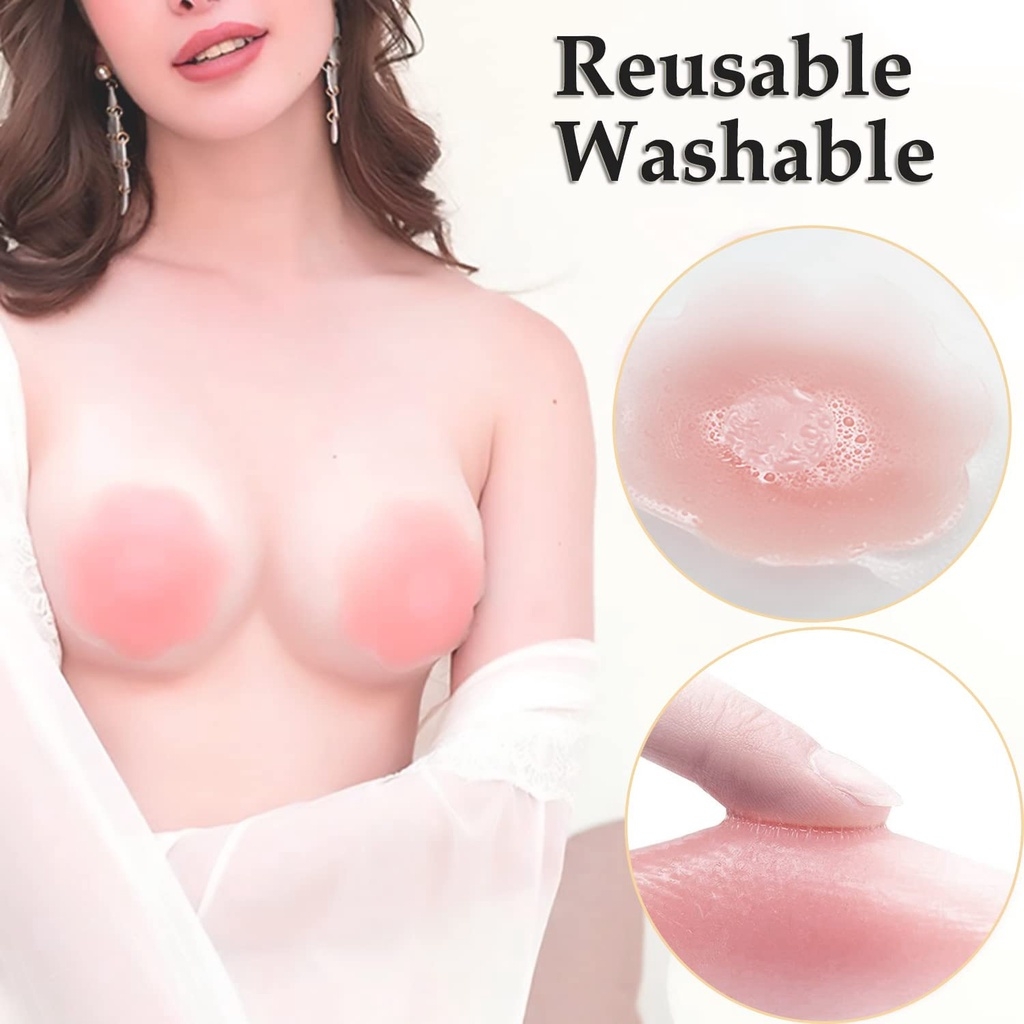 6/12 pièces Cache-tétons invis - Push Up Bra Silicone avis et prix