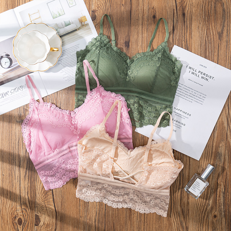 Soutien-gorge de sport sans co - Lace Bralette Set avis et prix